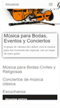 Mobile Screenshot of 4musicos.es