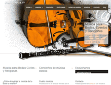 Tablet Screenshot of 4musicos.es